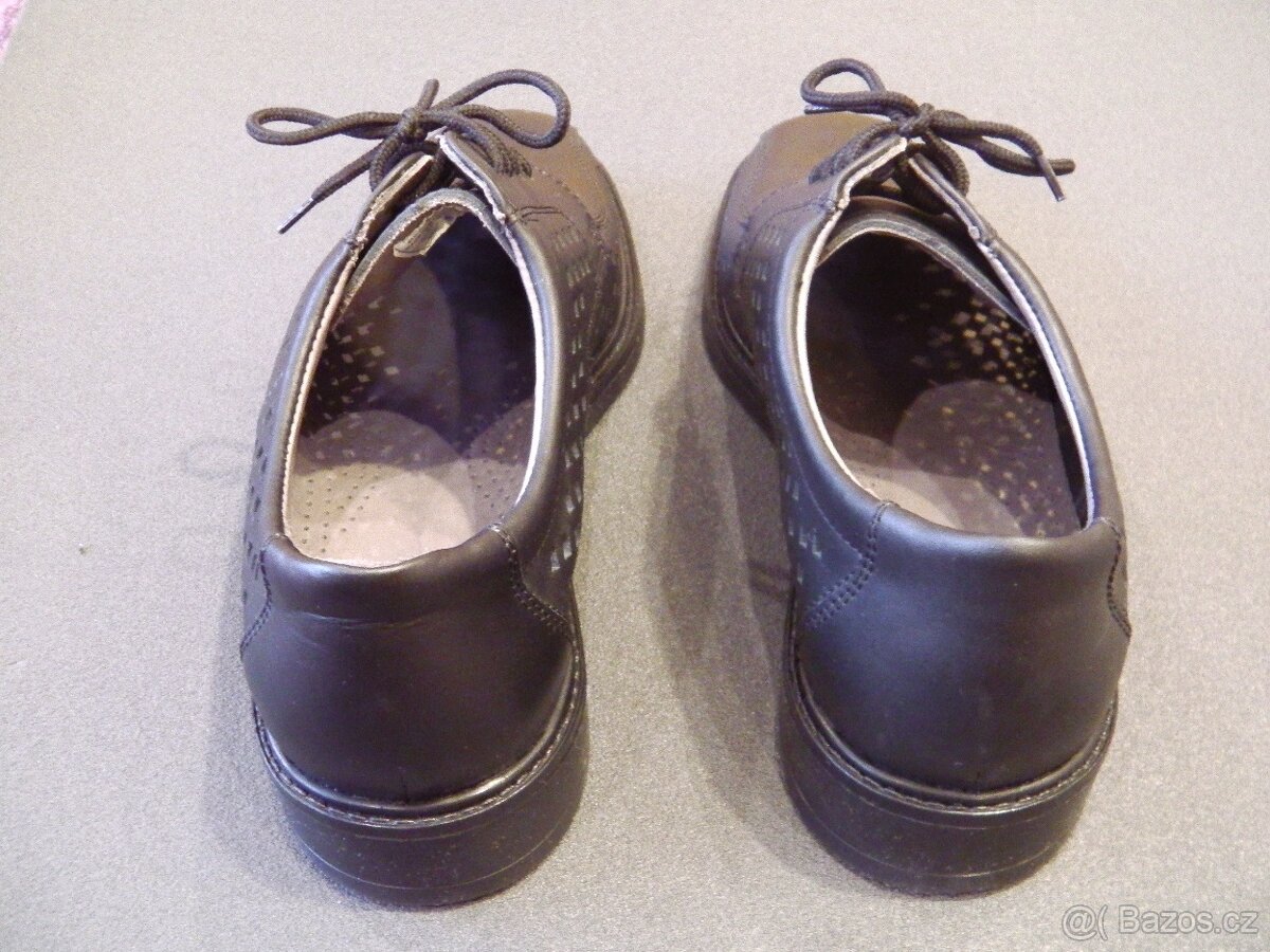 POLICEJNÍ PERFOROVANÉ KOŽENÉ POLOBOTKY - 3