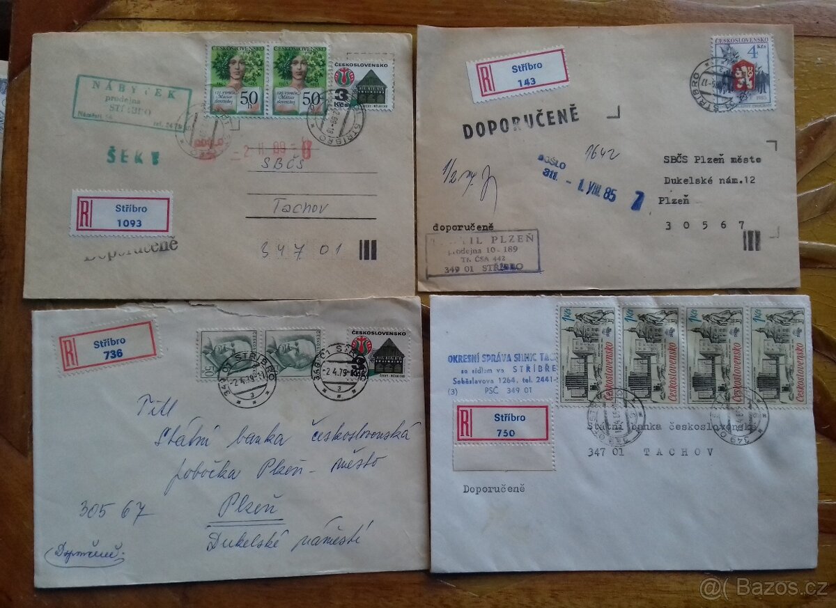Poštovní obálky ČSSR - 3