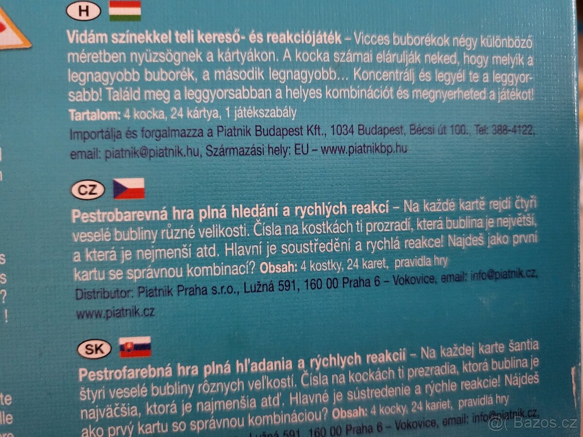 Bubbles, Piatnik - 3