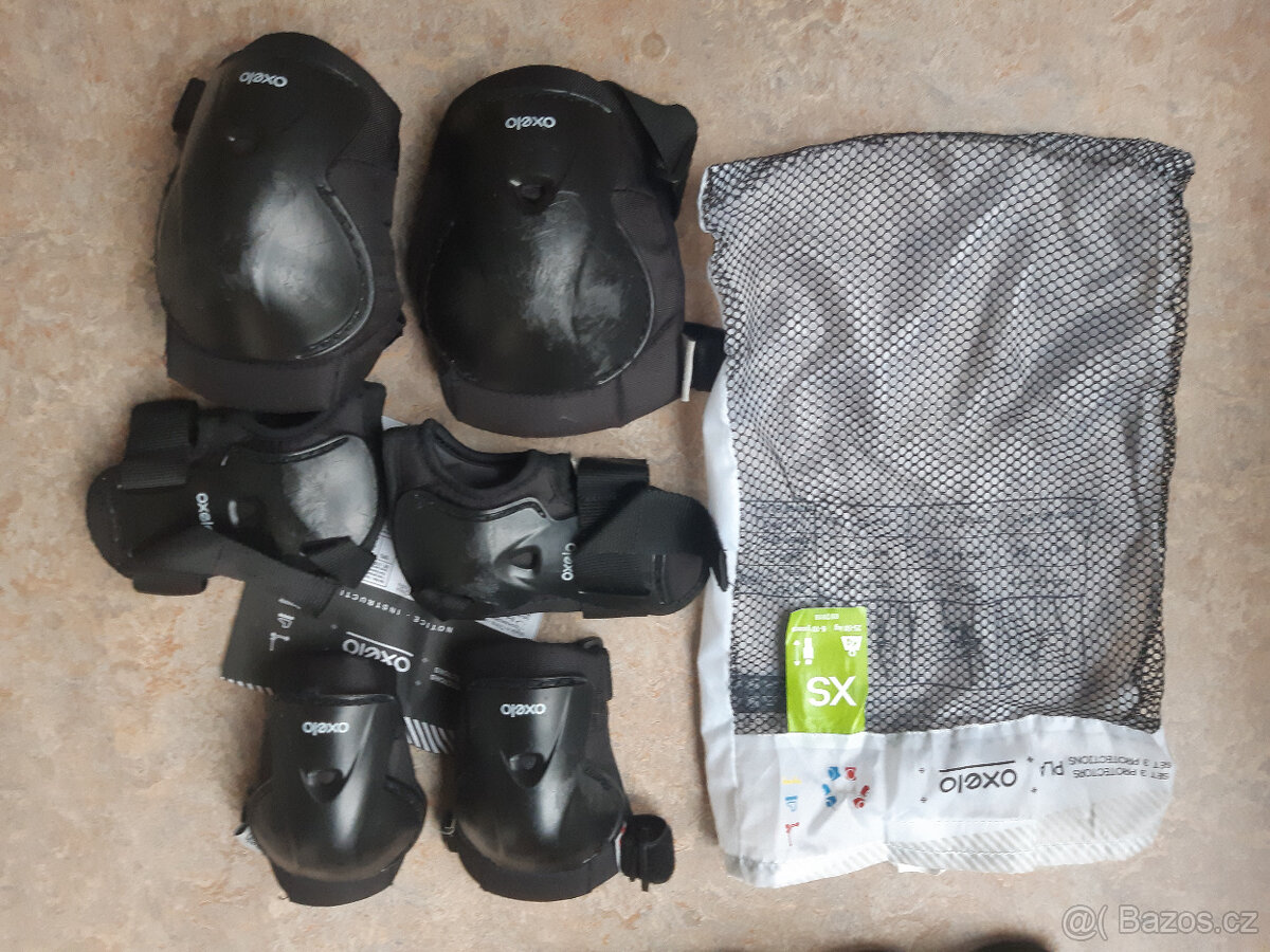 Dětské kolečkové brusle Oxelo a chrániče - 3