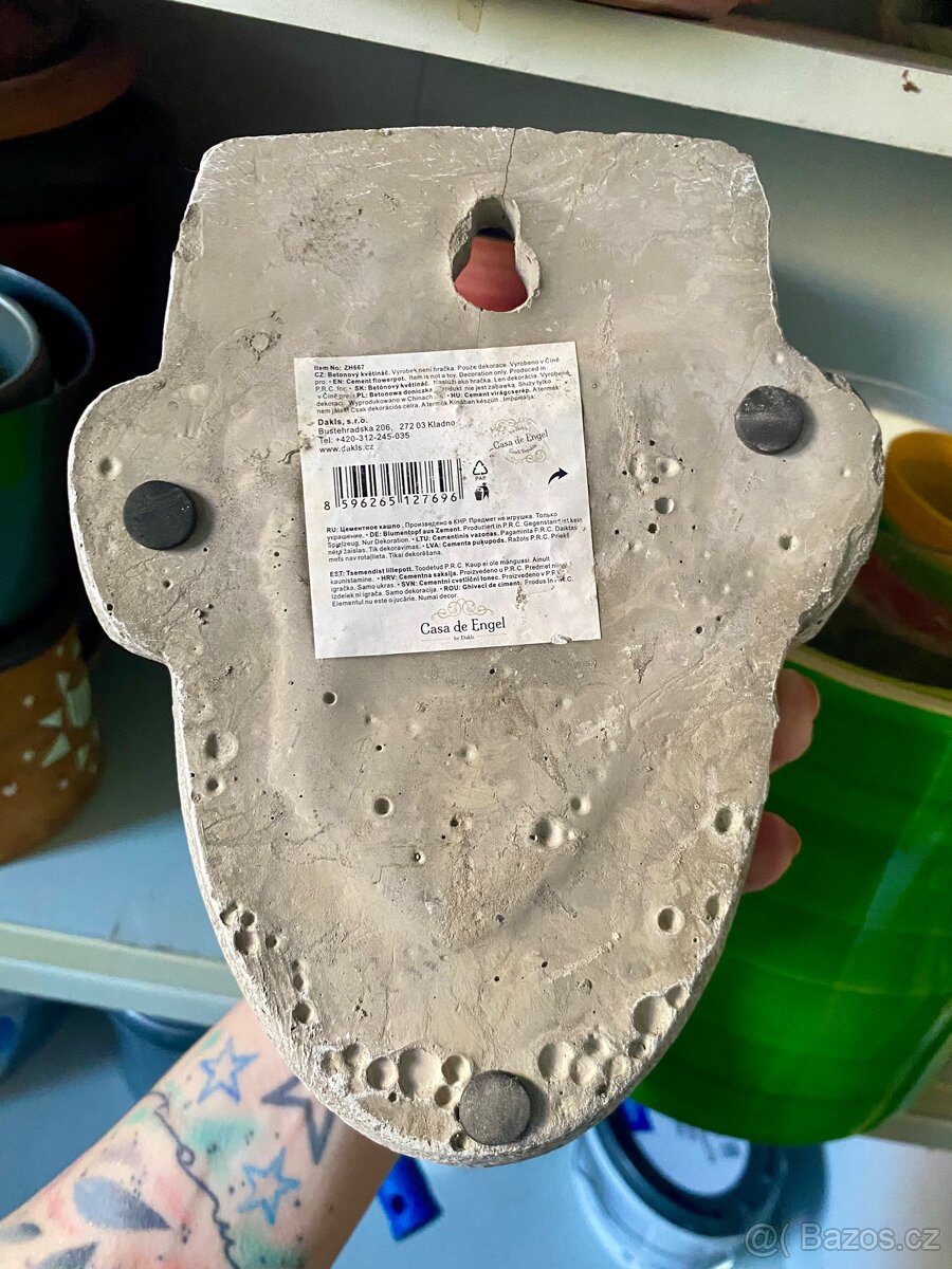 Závěsné betonové květináče - 3