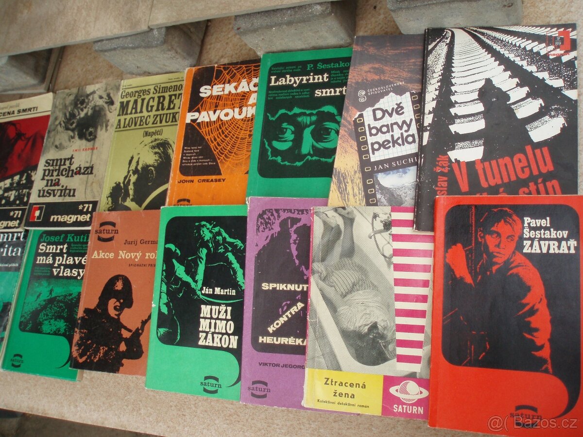 staré detektivky-Signál, Magnet, Napětí, Saturn, Smaragd - 3