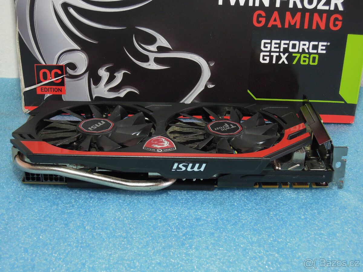 MSI N760 TF 2GD5/OC Gaming perfektní stav - 3
