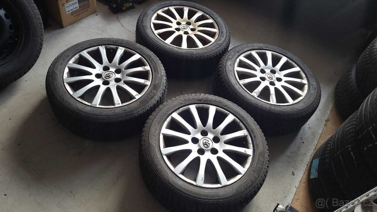 90% orig. zimní ALU kola 17" 5x114,3 Toyota Avensis T27 - 3