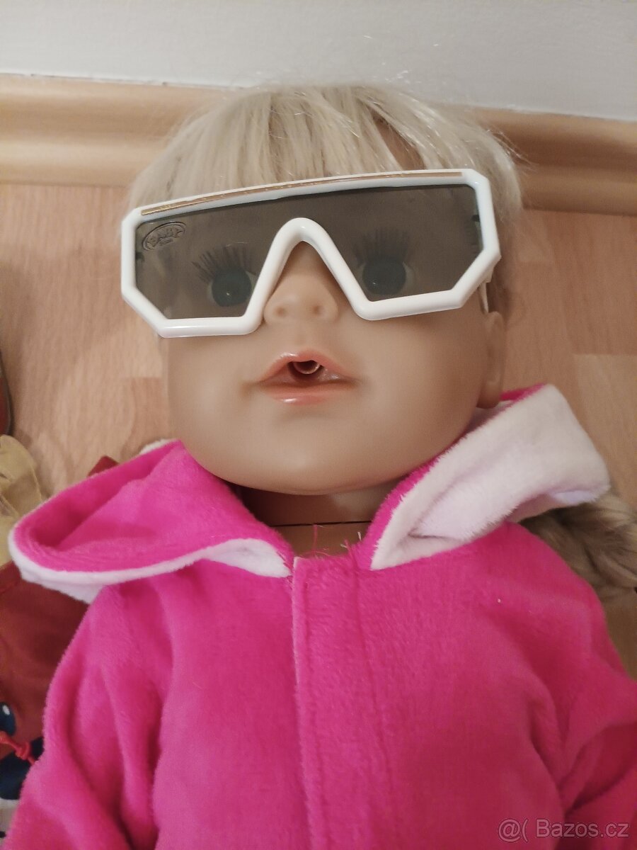 Panenka Baby born starší sestra s oblečky - 3