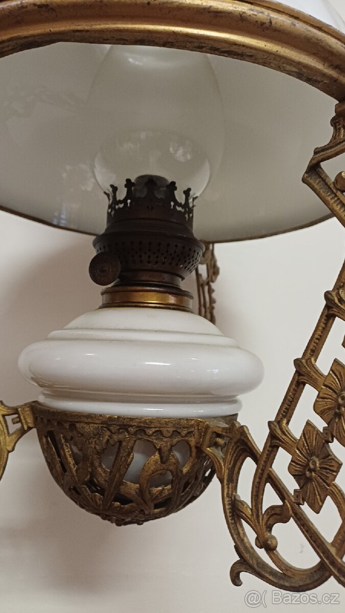 Petrolejová lampa lustry 2 ks - 3