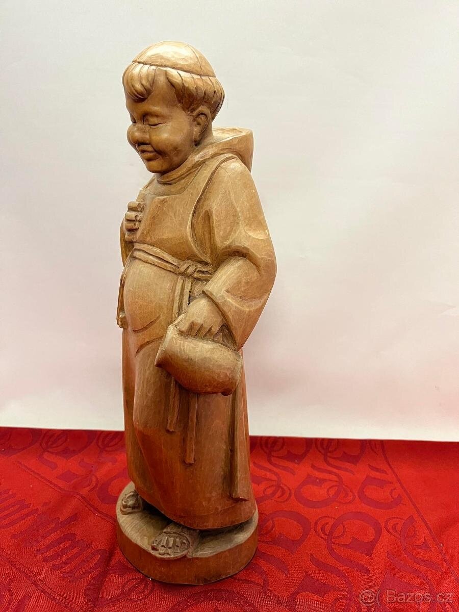Dřevěná socha, Mnich - 3