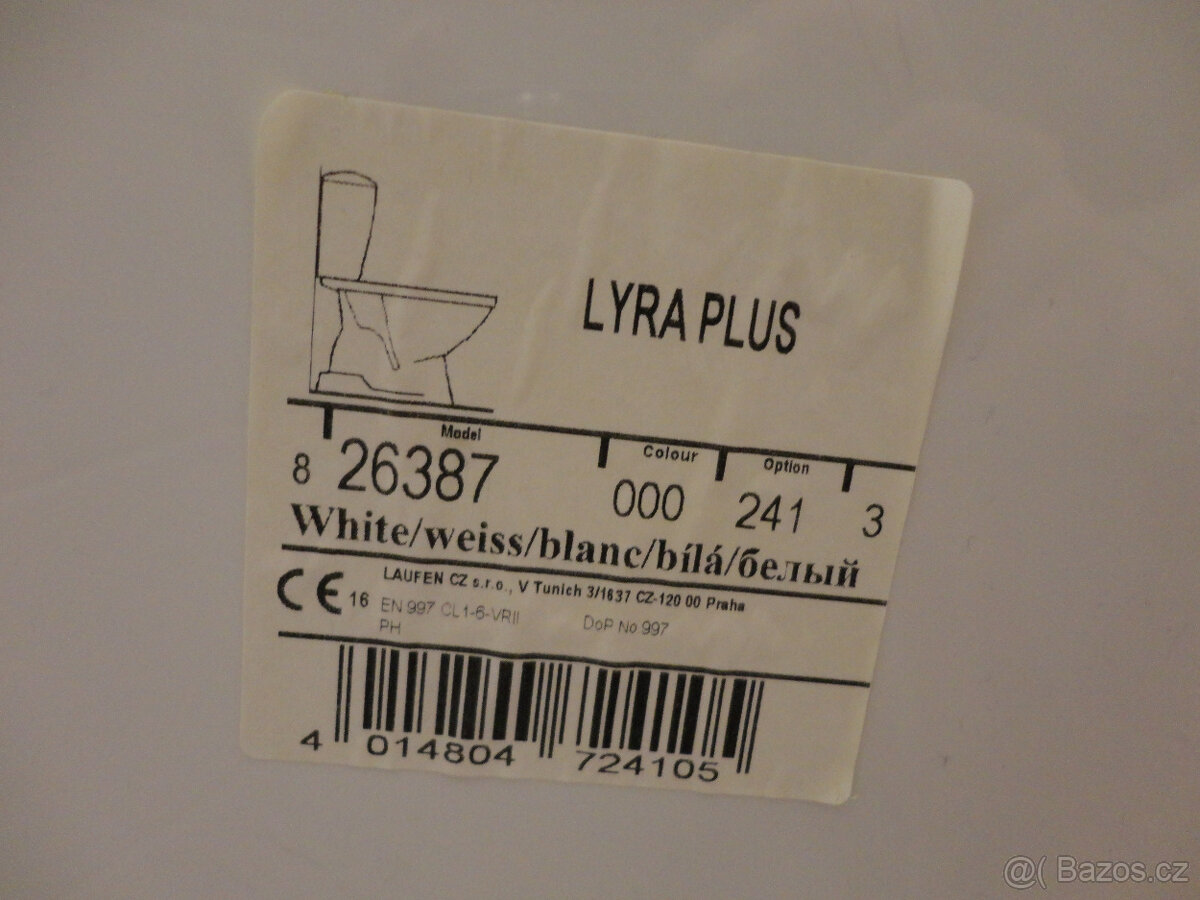 Kombi WC JIKA Lyra Plus – nové, záruka - 3