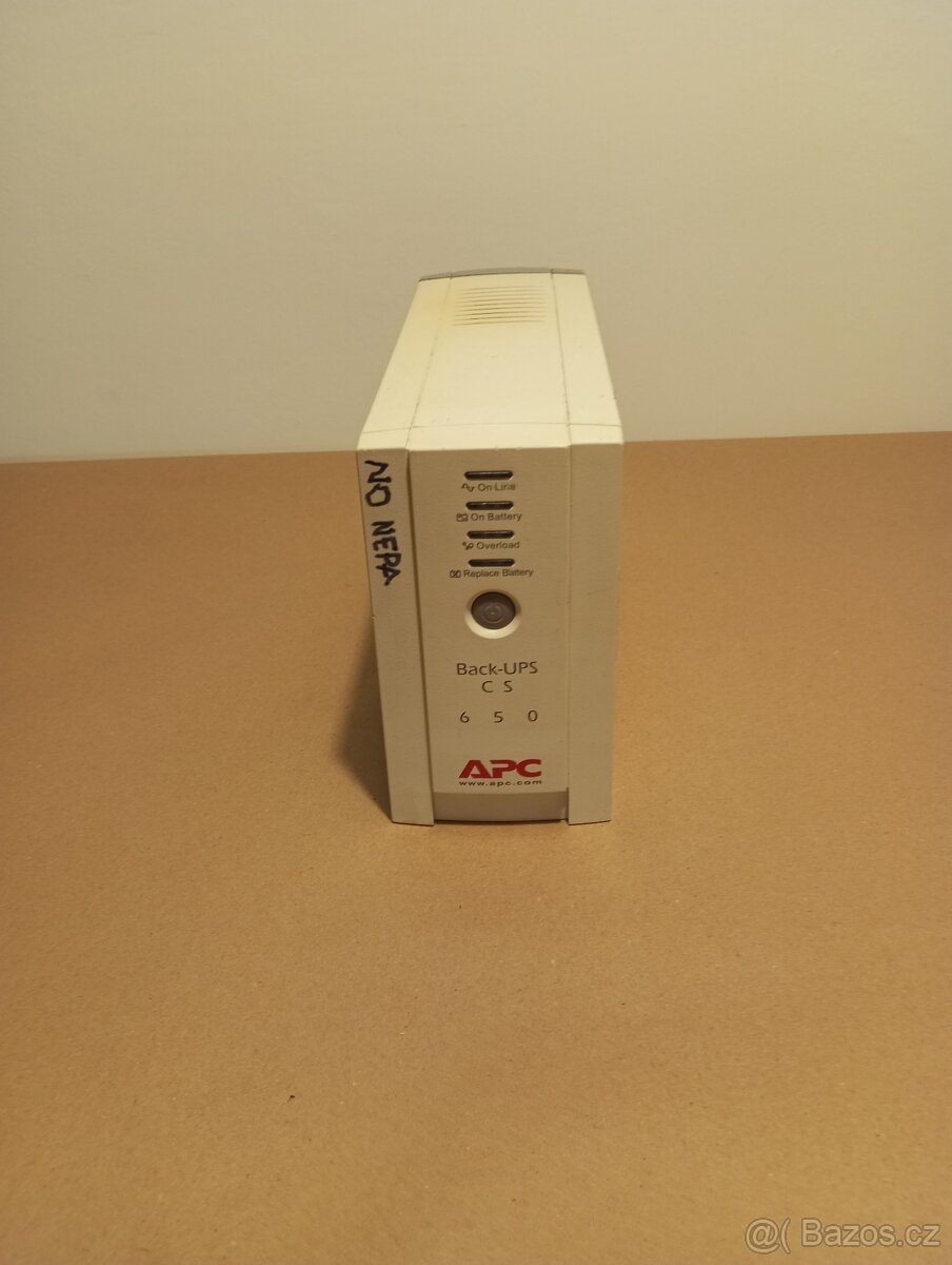 zdroj APC Back-UPS CS 650 - 3