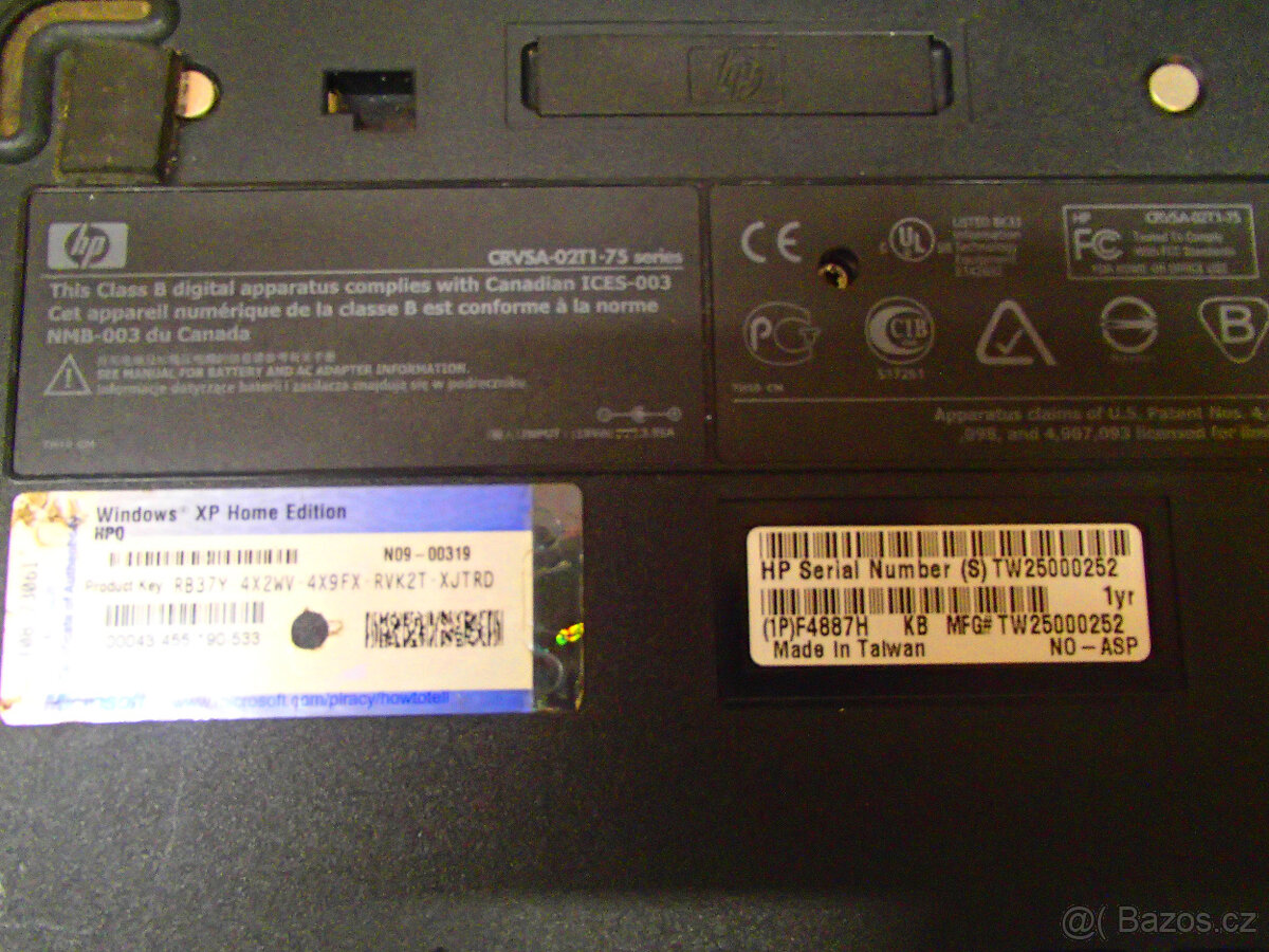 HP Omnibook XE4500 historický notebook - 3