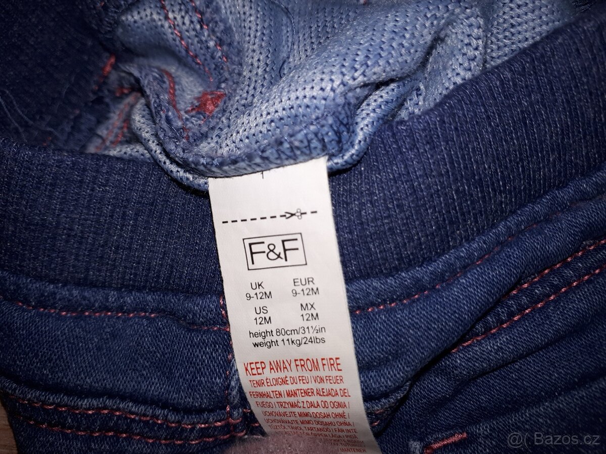 Dívčí kalhoty vel. 74/80 - 3