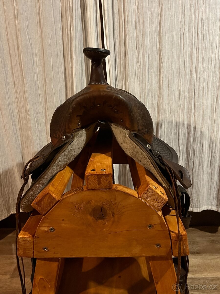 westernové sedlo - 3