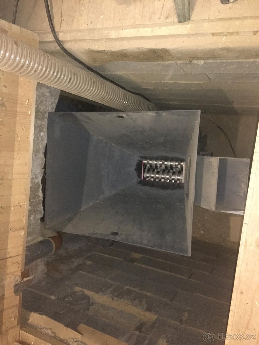 Drtič dřeva dvousekční - 15kW (2x7,5) - 3