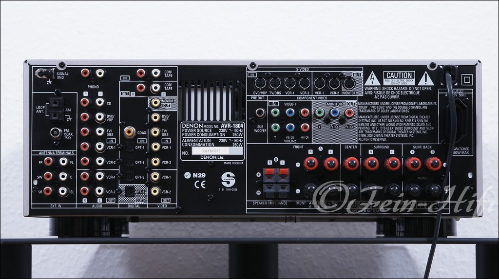 Denon AVR-1804 Titan AV receiver 7.1 x 125 W, DO,návod - 3