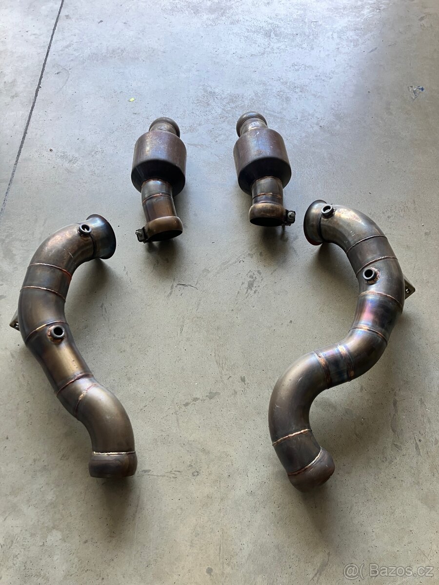 Downpipe Mercedes S63 amg 450kw / výfukové svody - 3