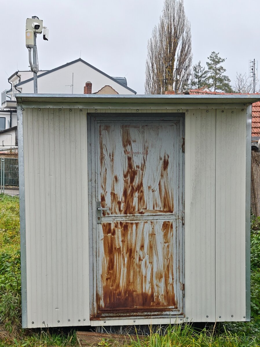 Stavební buňka na nosič kontejnerů + lešení 123m2 - 3