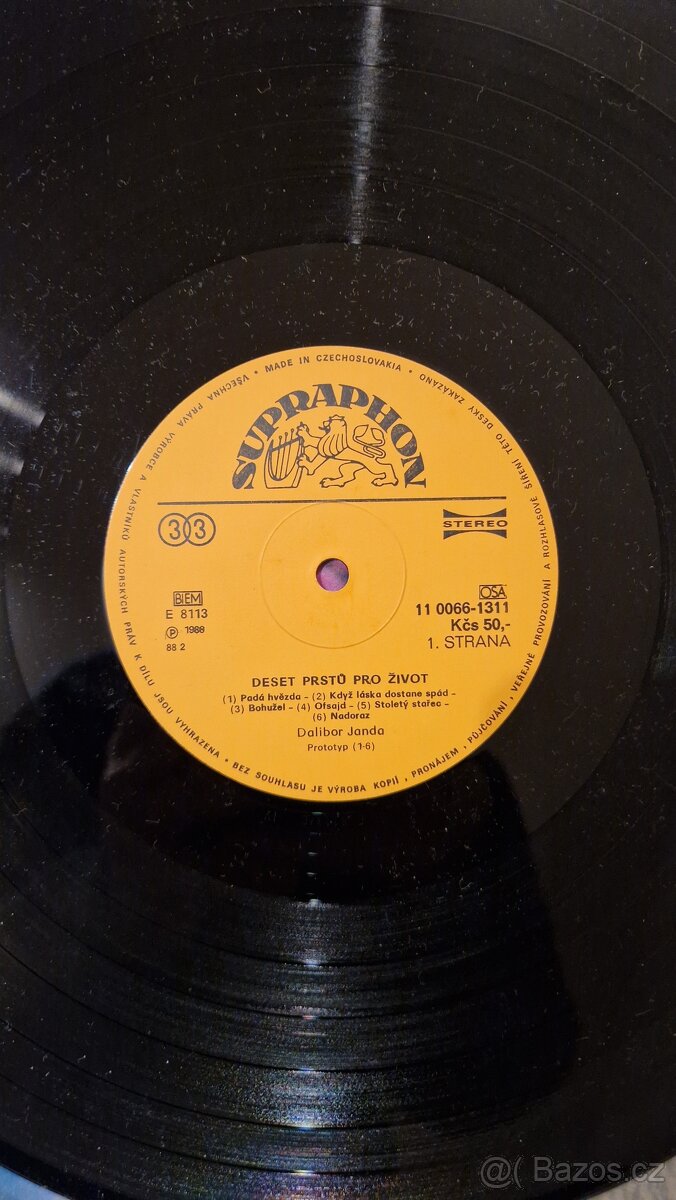 LP vinyl - Dalibor Janda | Prototyp - Deset Prstů Pro Život - 3