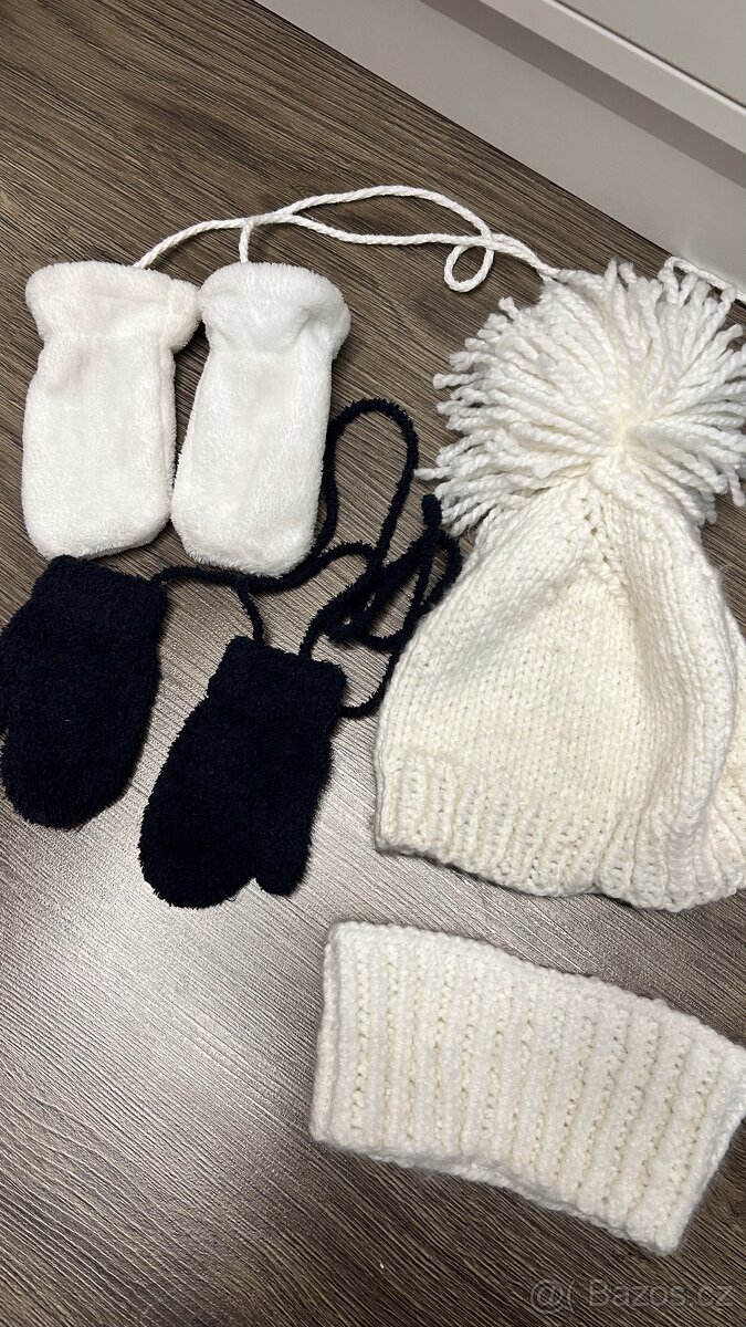 dětské zimní čepice a rukavice - 3