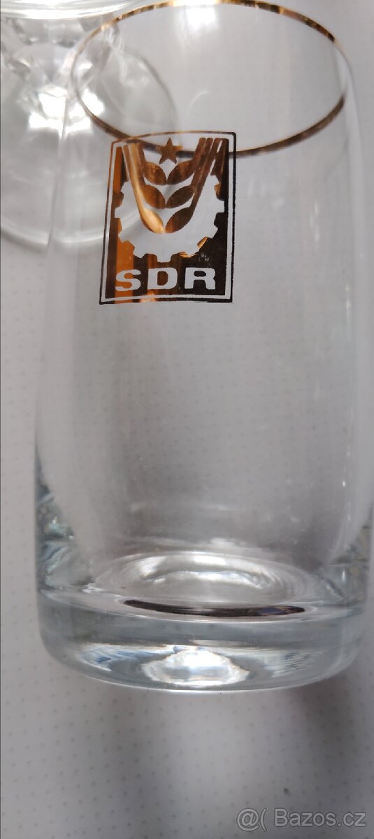 Retro sklenice restaurace a jídelny ČSR - 3