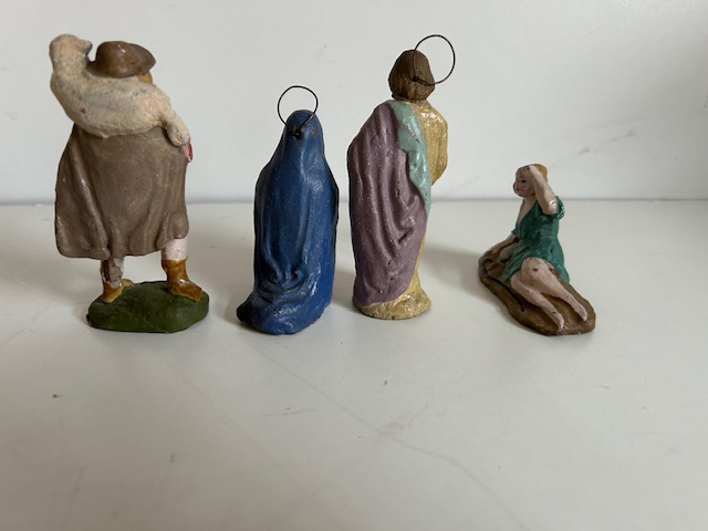 Čtyři betlémské figurky - originál. - 3