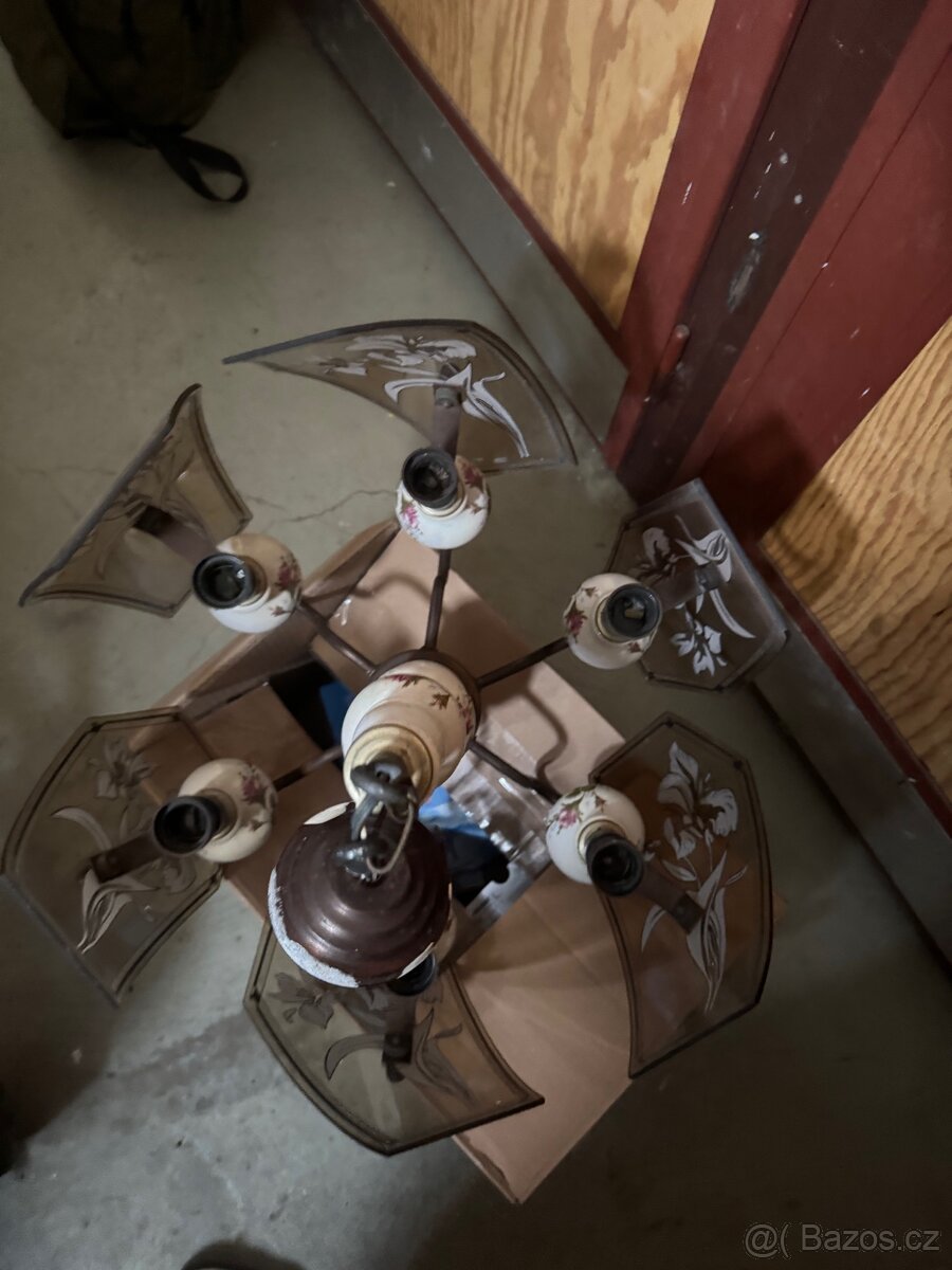 Starý retro lustr - 3