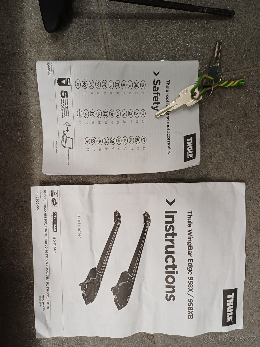 Thule příčňiky - WingBar Edge 958X / XB - 3