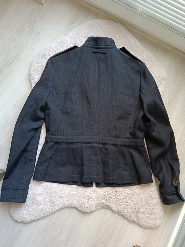 Luxusní sako/krátký kabátek René Lezard, vel. XS/S - 3