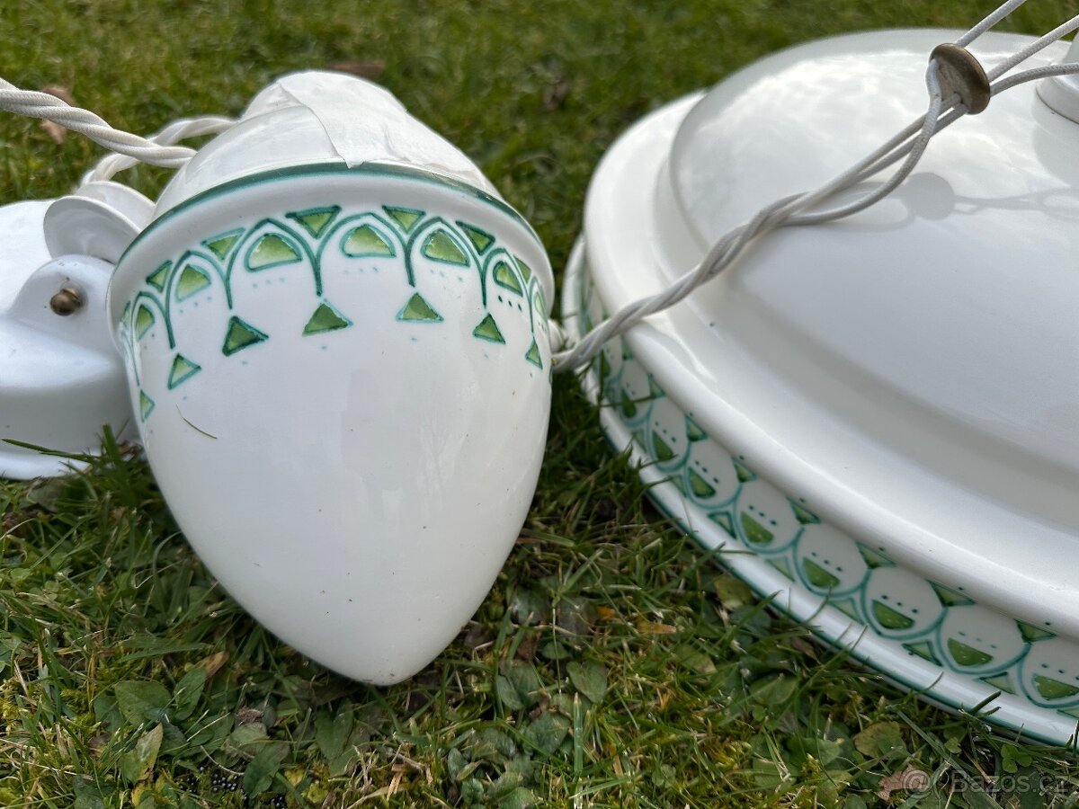 Keramický stropní stahovací svítidlo s těžítkem - 3