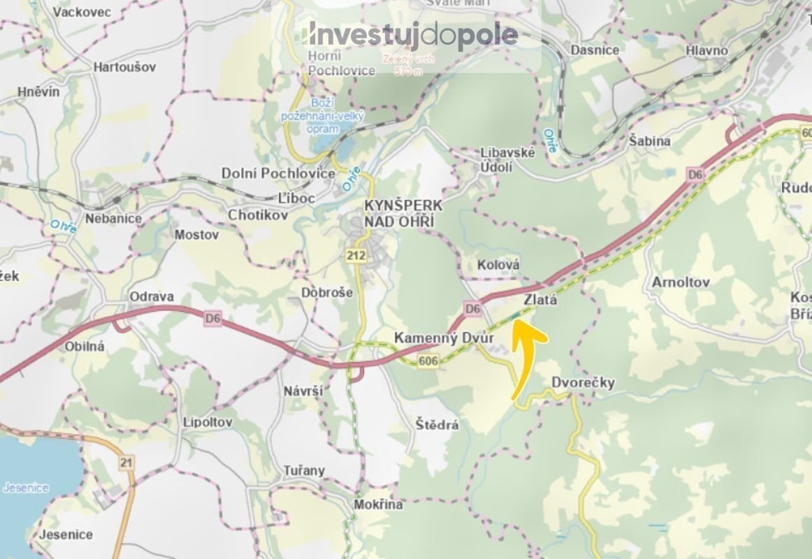 Prodej komerčního pozemku 7 490 m², Kynšperk nad Ohří - Zlat - 3