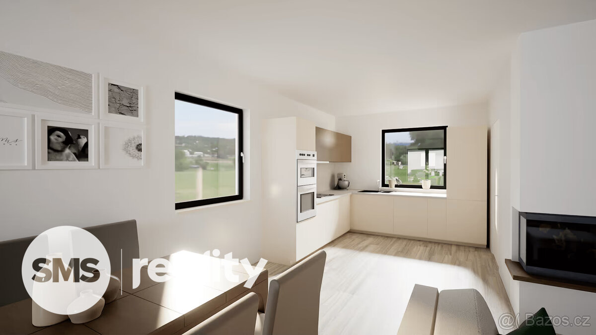 Prodej pozemku a domu 5+kk na klíč, Hukovice, Nový Jičín - 3