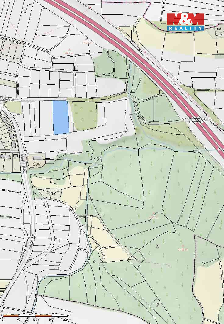 Prodej pole, 4794 m², Kunice - 3