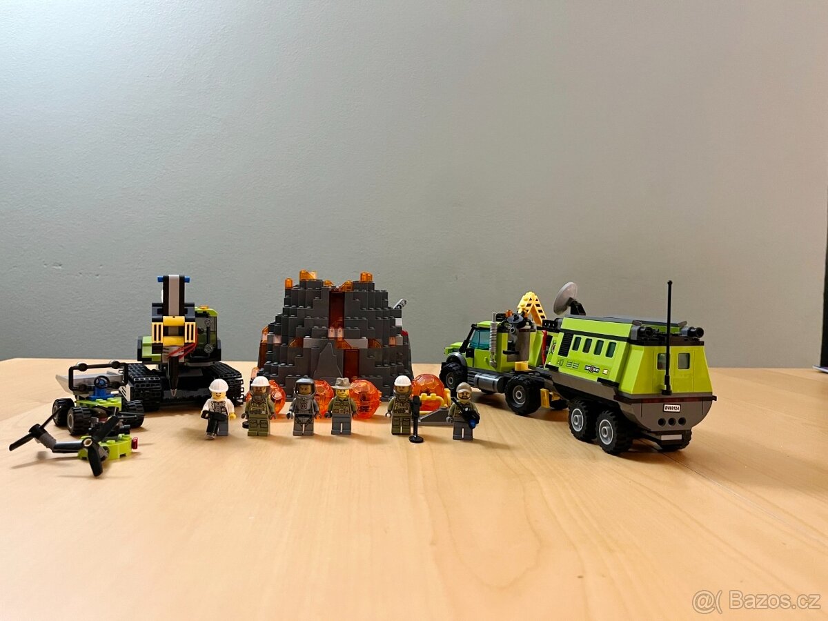 Prodám sety Lego City 60121, 60122, 60123, 20124 - Sopka - 3