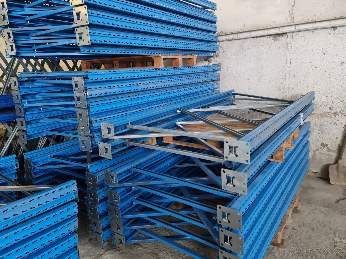 REPASOVANÉ Paletové regály STOW - nové komponenty - 3