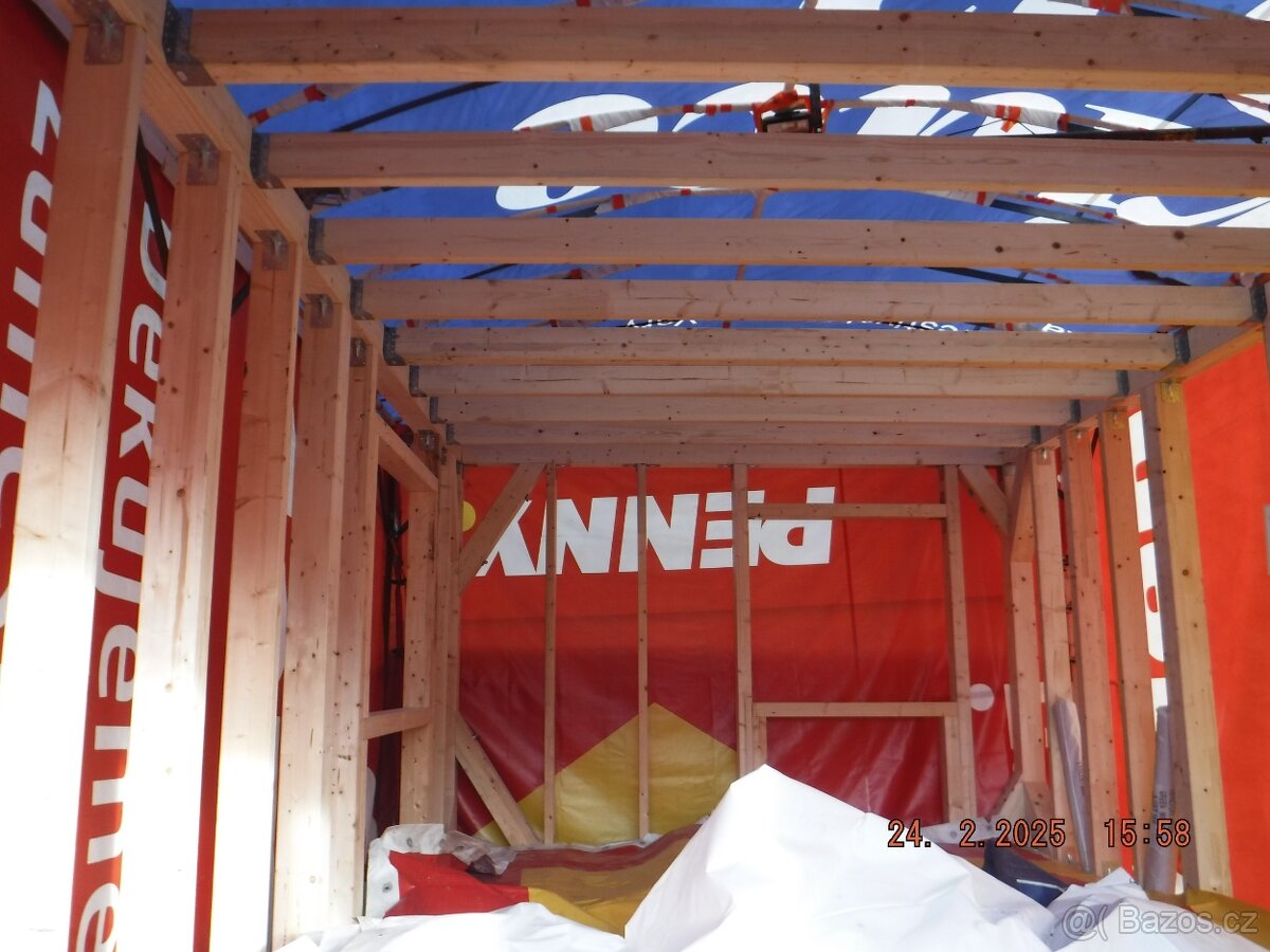 Dřevěná konstrukce domu (chaty) - 3