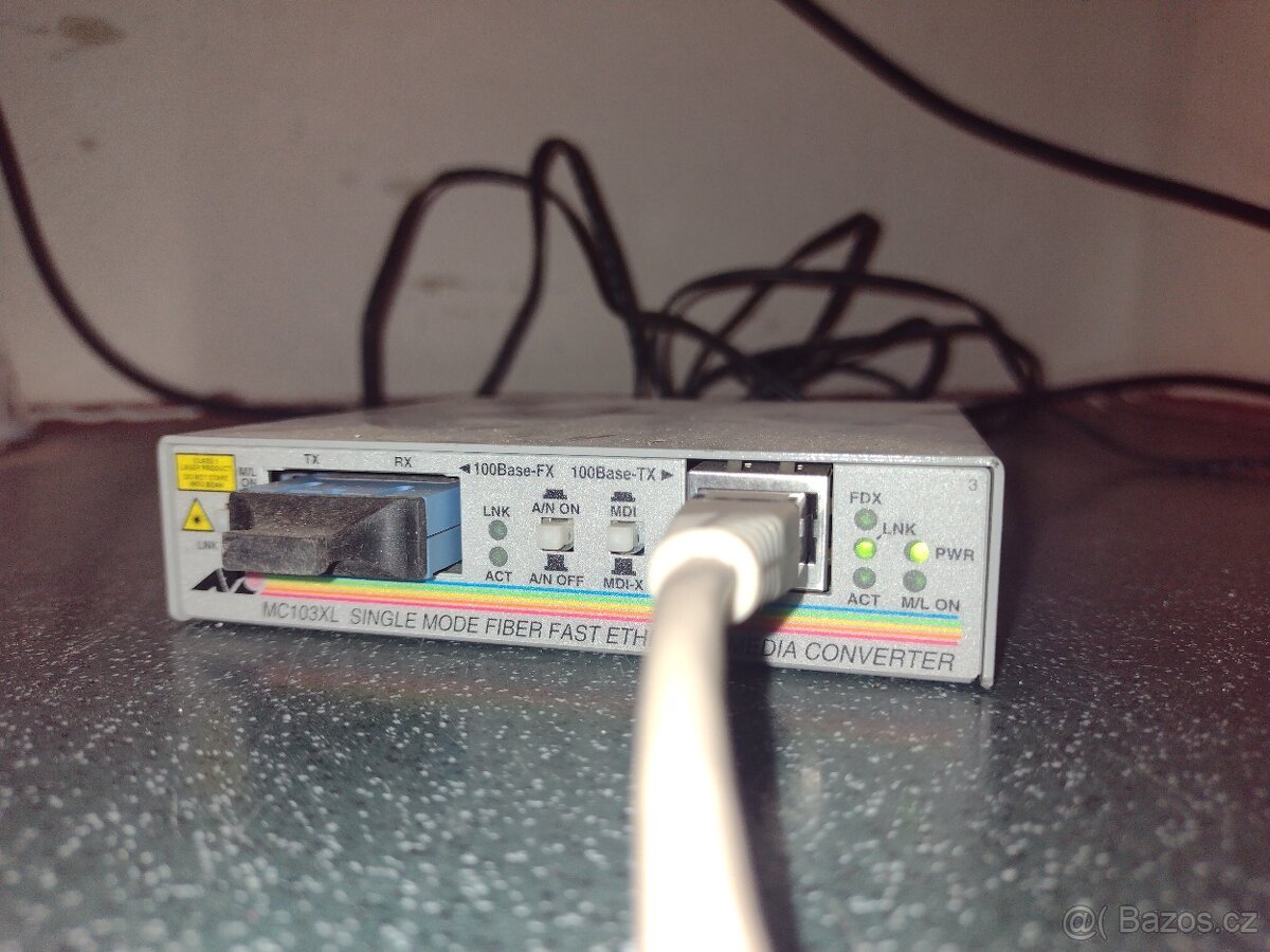 Allied Telesync Fiber na RJ45 převodník - 3