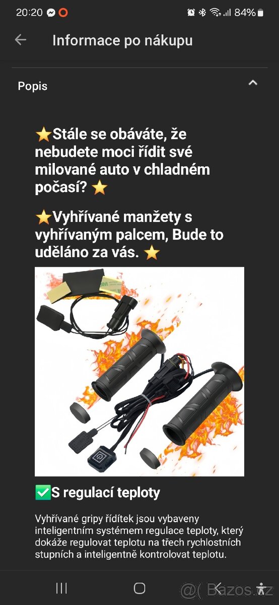 Vyhrivane gripy 22mm - 3