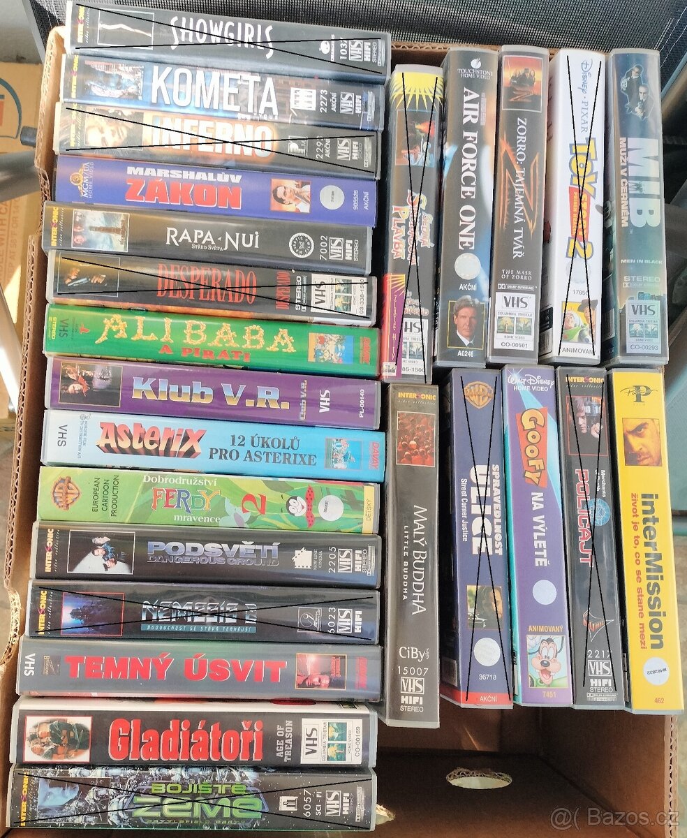 originální VHS kazety (videokazety) - 3