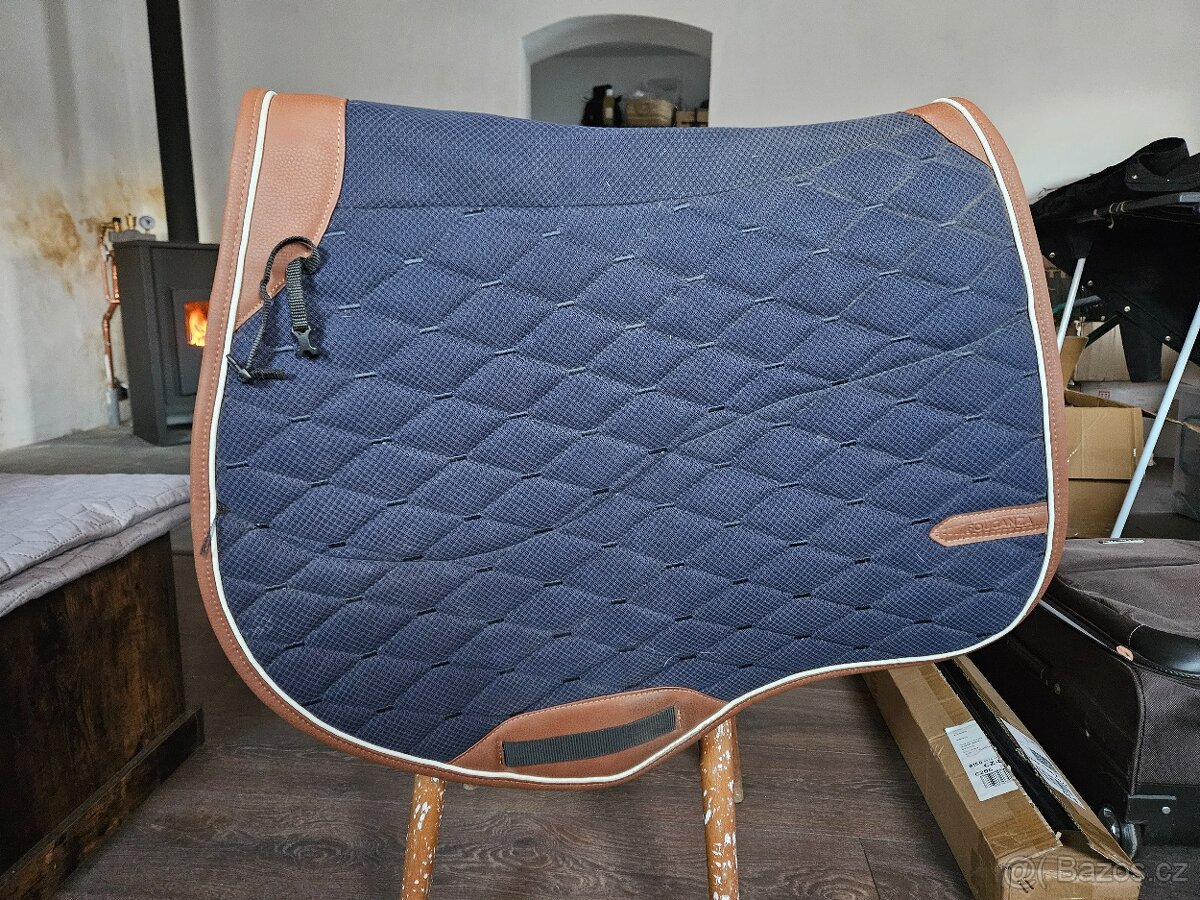Podsedlová dečka modrá full - 3