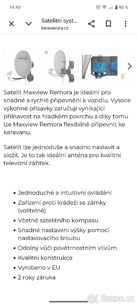 Satelitní systém Remora - 3