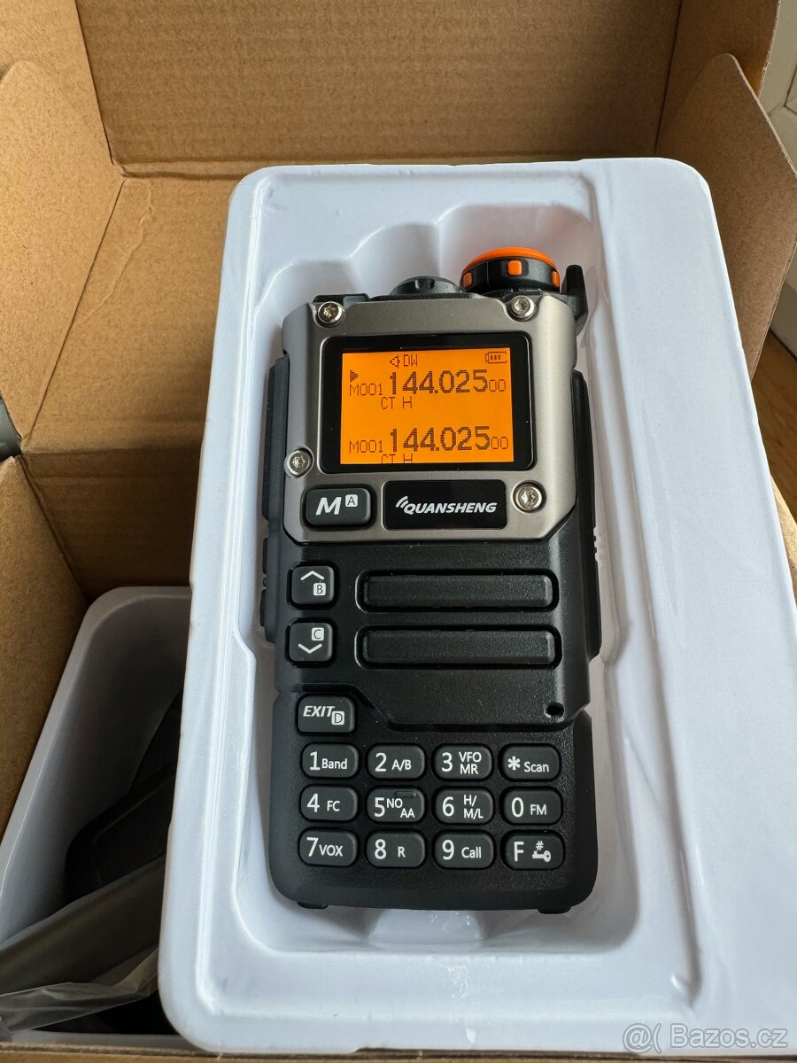 UV-K5 s možností SSB/AM/CB + spektrální analyzér SSB, AM,CB - 3