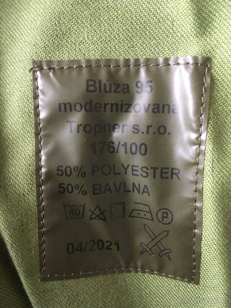 Blůza a kalhoty vz.95 AČR modernizované vel. 176 -100 - 3