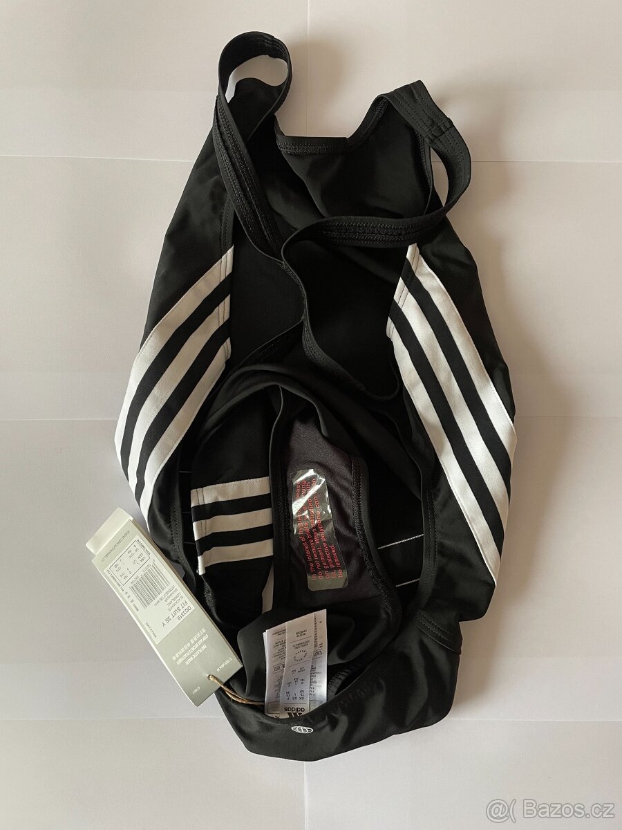 NOVÉ DÍVČÍ SPORTOVNÍ JEDNODÍLNÉ PLAVKY ADIDAS VEL.164 - 3