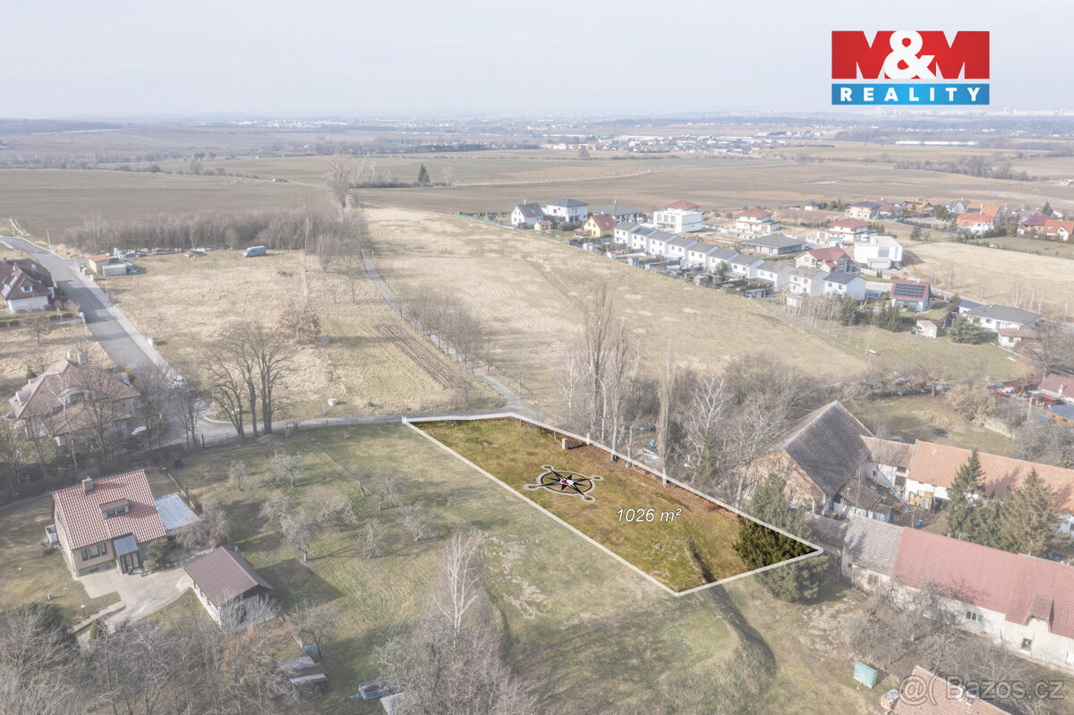 Prodej stavebního pozemku, 1026 m², Popovičky - 3