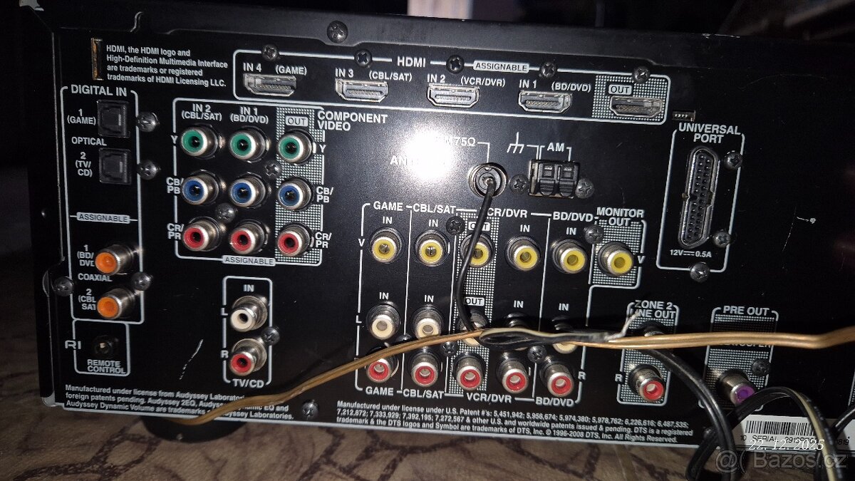 7.1kanálový AV receiver Onkyo TX-SR578 - 3