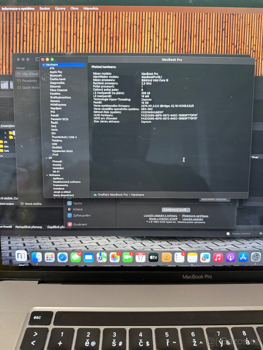 MacBook Pro 16” (2019) – CTO i9, 16GB RAM, 1TB SSD, Radeon 5 - 3