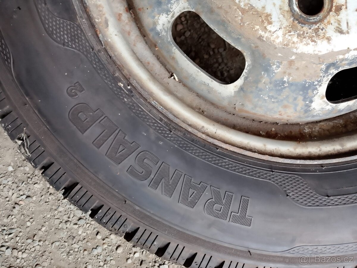 5,5x16 Iveco ocelový disk+ zimní 195/75/16c - 3