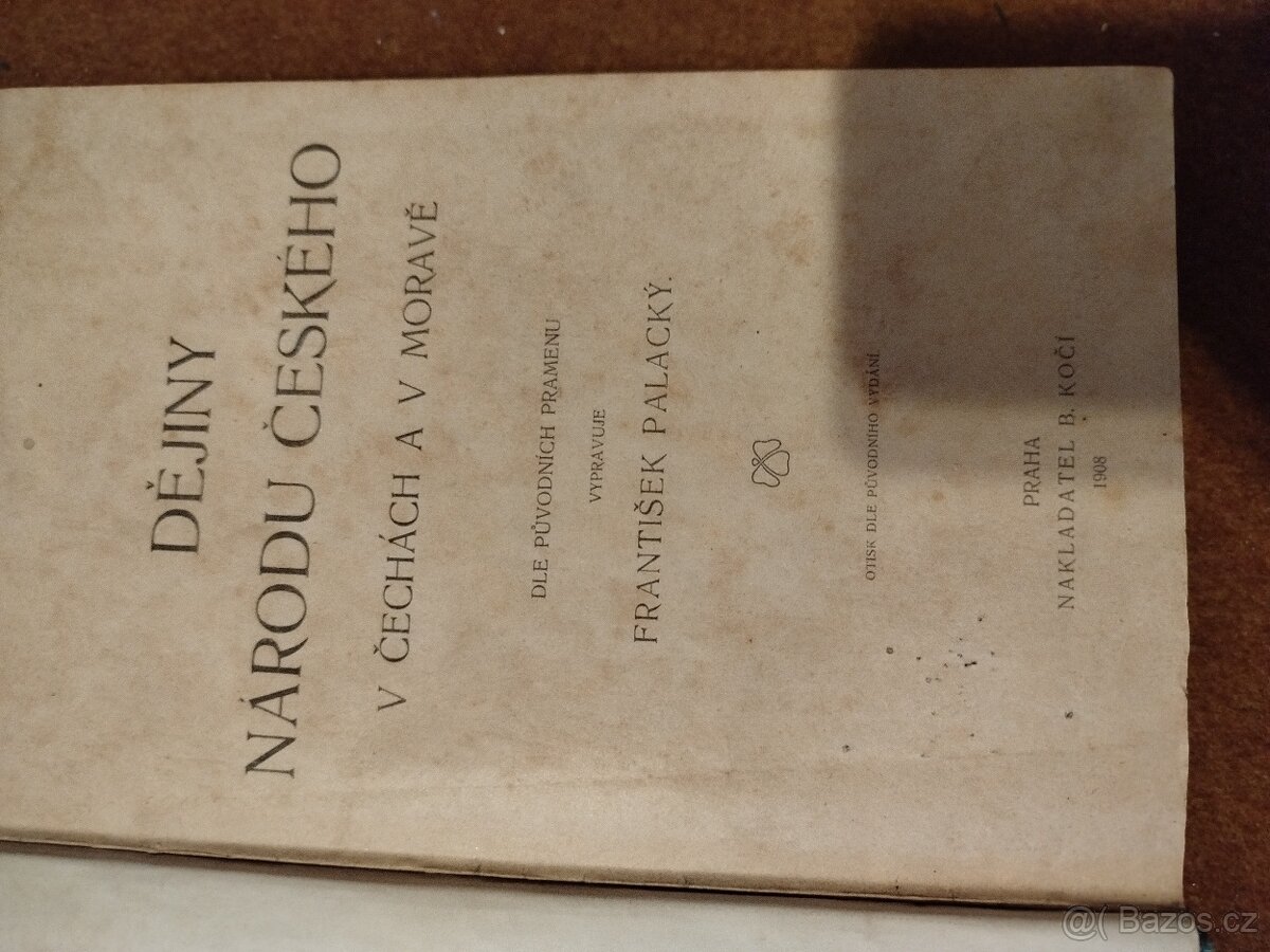 František Palacký Dějiny národa českého - 3