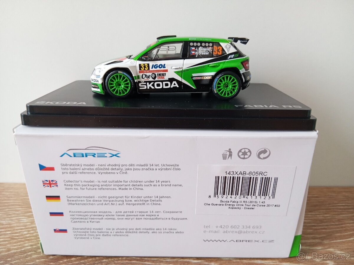 Škoda Fabia R5 1:43 Abrex - 3