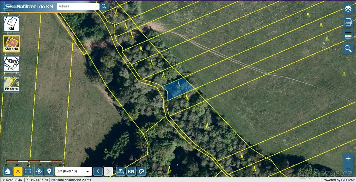 Prodej louky 11604 m² Zlámanec - 3
