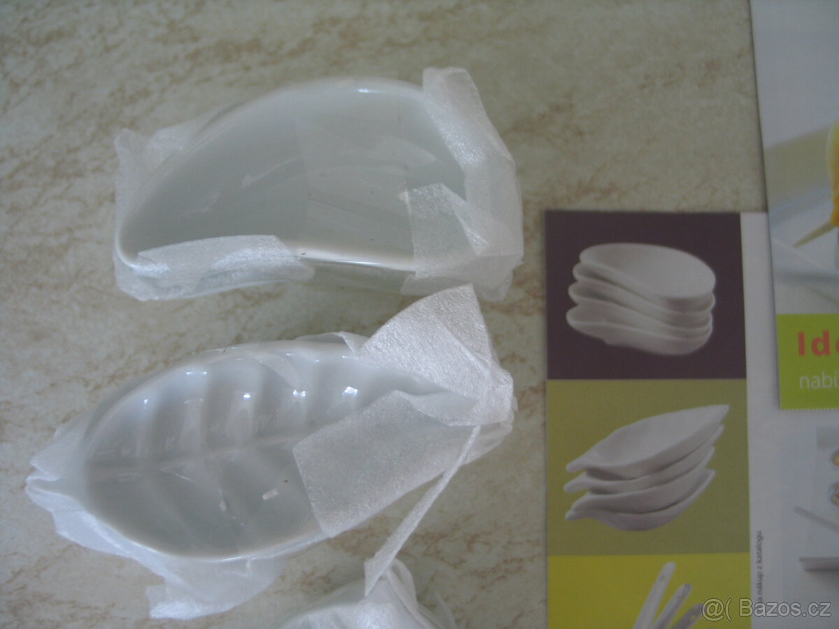 Porcelánové servírovací minimističky 24 kusů - 3